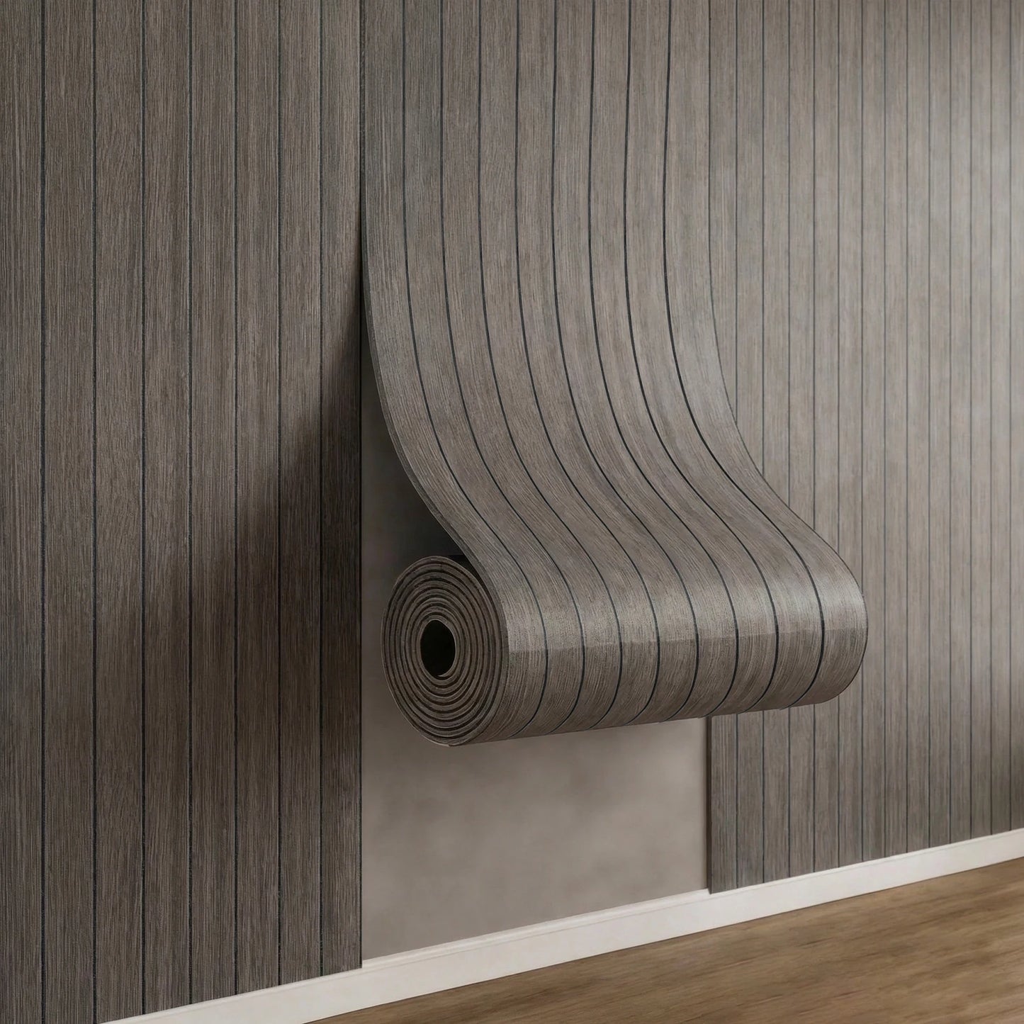 3D Wood Grain Wall Panels – Self-Adhesive Waterproof Foam Wallpaper for Home Decoration