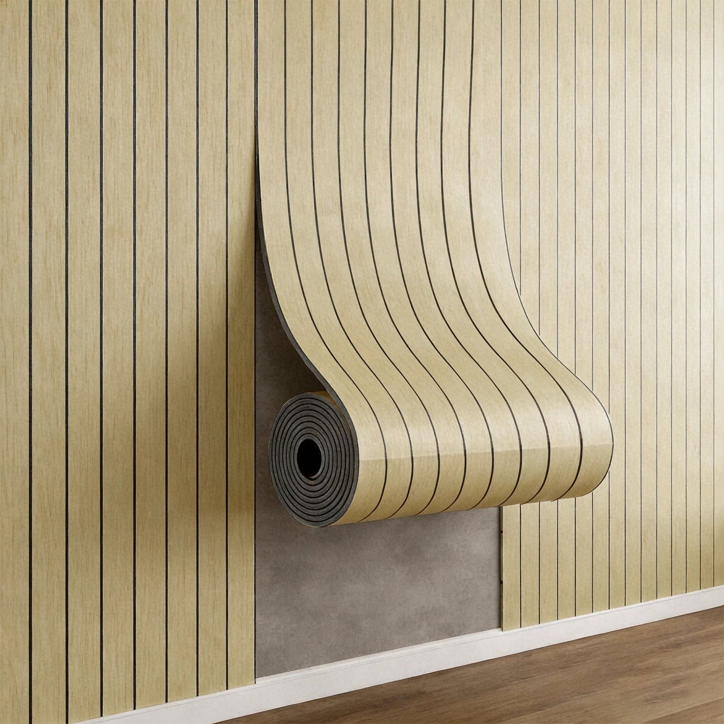 3D Wood Grain Wall Panels – Self-Adhesive Waterproof Foam Wallpaper for Home Decoration