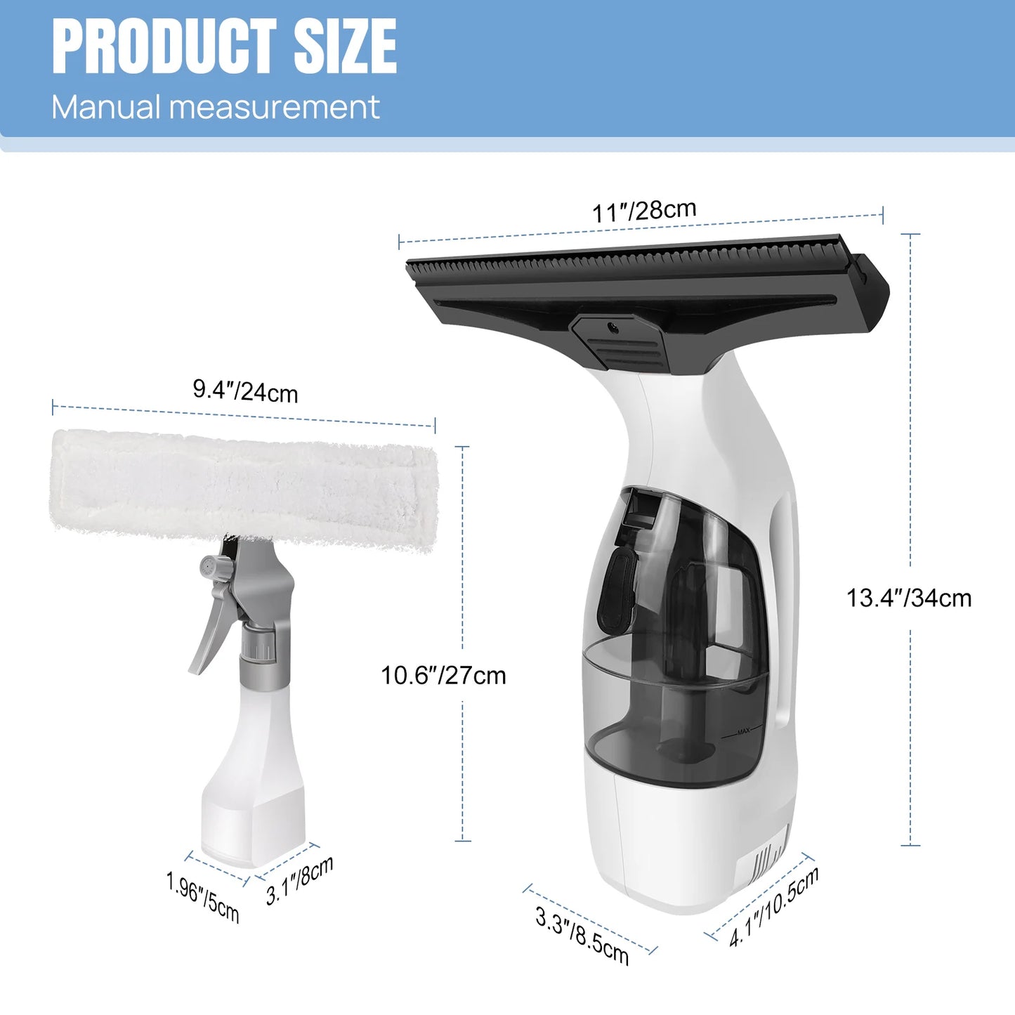 Cordless Window Vacuum Cleaner