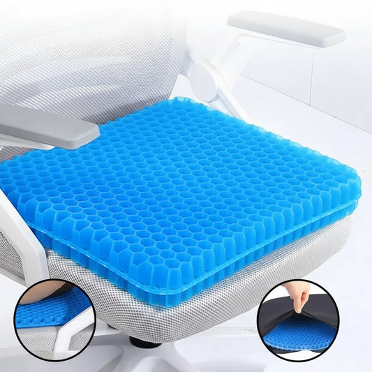 Gel Seat Cushion – Breathable Honeycomb Design