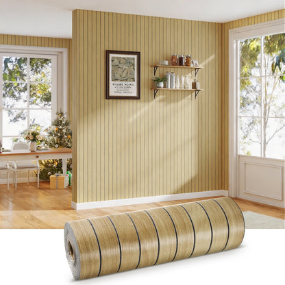 3D Wood Grain Wall Panels – Self-Adhesive Waterproof Foam Wallpaper for Home Decoration