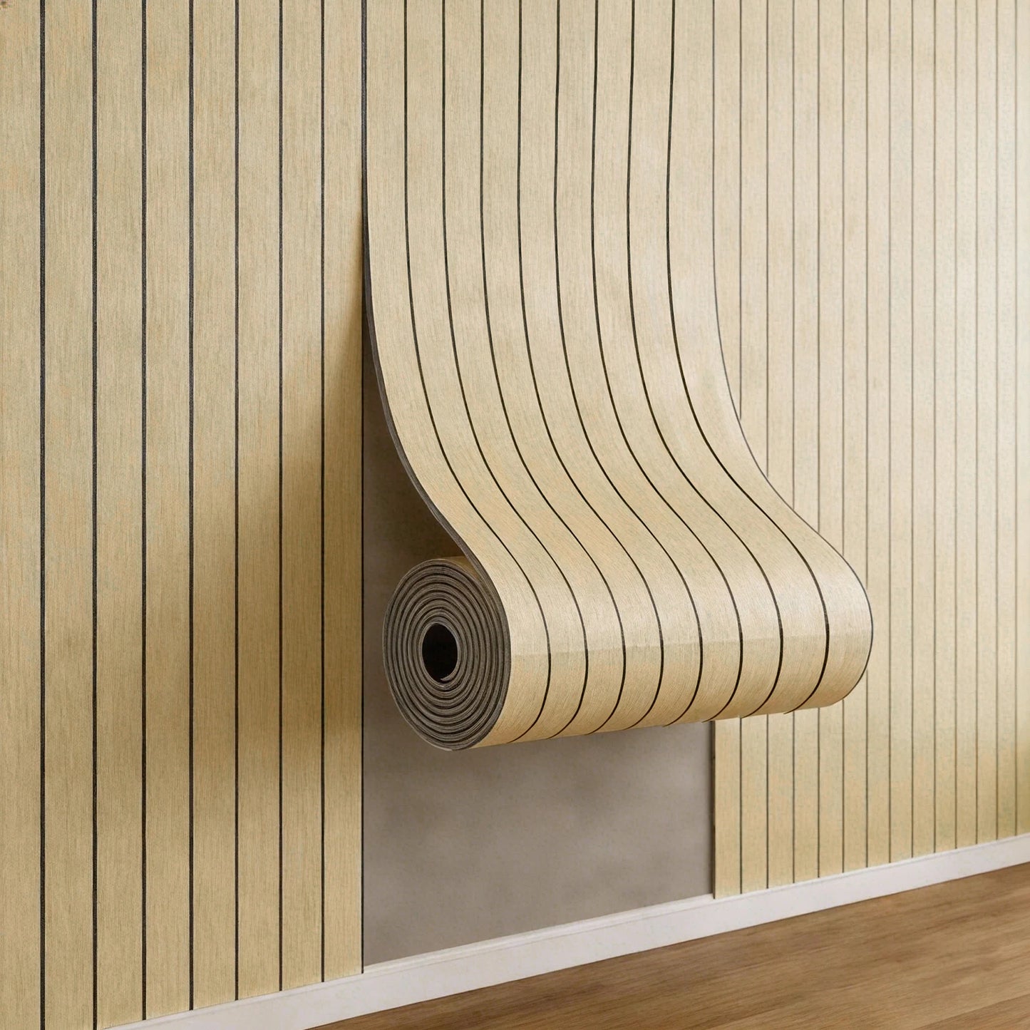 3D Wood Grain Wall Panels – Self-Adhesive Waterproof Foam Wallpaper for Home Decoration